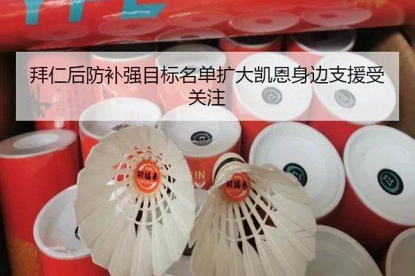 拜仁后防补强目标名单扩大凯恩身边支援受关注